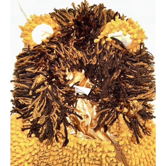 Lion Costume Size 12-24 Months Target Full hood Brown Padded Unisex Halloween - Picture 5 of 8